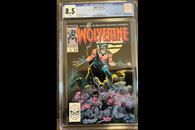 Wolverine #1 (1988) CGC 8.5 – Key Issue, White Pages + Wolverine X-Men Comics